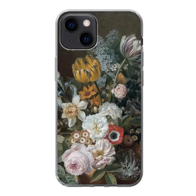 Produktbild von MuchoWow® Handyhülle Schutzhülle Hülle für iPhone 13 mini Stilleben mit Blumen - Gemälde von Eelke Jelles Eelkema Silikon Softcase Handy Hülle - Softcase