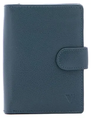 Immagine prodotto di Portafoglio da donna Sergio Valentini, modello Ecoleer, con chiusura a bottone, dimensioni 13x9,5 cm