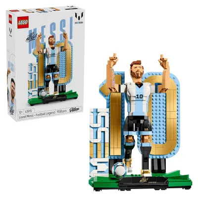 Obrázek produktu pro LEGO Lionel Messi – Fotbalová legenda, Sada na stavění, 12 rok/roky, Plast, 958 kusů, 1,43 kg