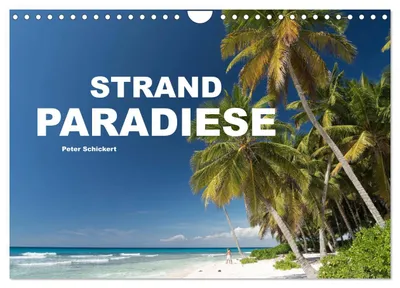 Produktbild von Strandparadiese (Wandkalender 2027 DIN A4 quer), CALVENDO Monatskalender