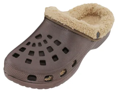 Image de Pantoufles doublées chaussons - Bleu et gris - Pointures 36 à 45 - Semelle antidérapante en caoutchouc