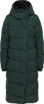 Produktbild von Ragwear Mantel PAVLA LONG Steppmantel mit Kapuze, Stehkragen, Reißverschluss und Reißverschlusstaschen