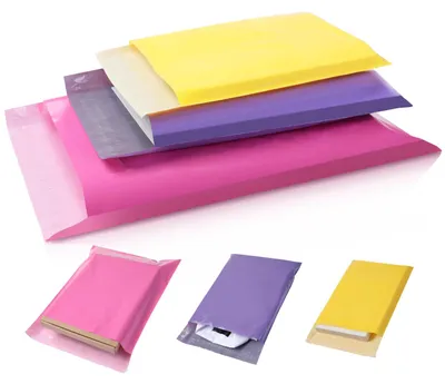 30 Versandtaschen, 3 Größen, Kunststoff, selbstklebend