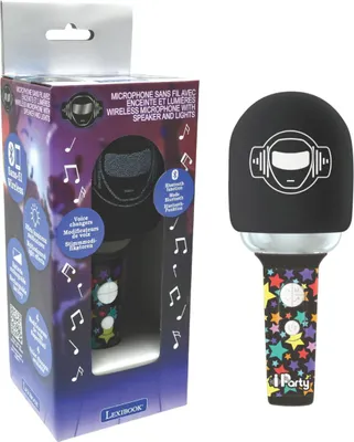Produktbild von Bluetooth®/Kabelloses Karaoke-Mikrofon mit Sound- und Lichteffekten