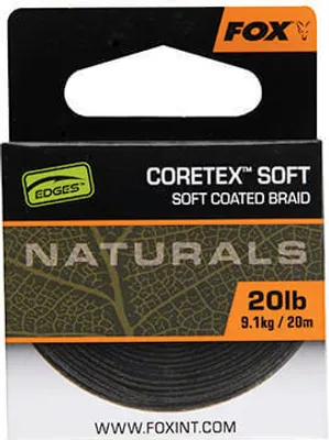 Produktbild von Fox Edges Natural Coretex Soft Vorfachschnur 20m 20lb 9,1kg