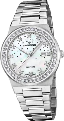 Produktbild von Candino Edelstahl Damen Uhr Analog Elegant Armbanduhr silber Elegance D2UC4749/1