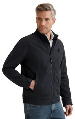 Produktbild von Dunkelblaue Übergangsjacke Vanguard mit Eingrifftaschen und Knopf
