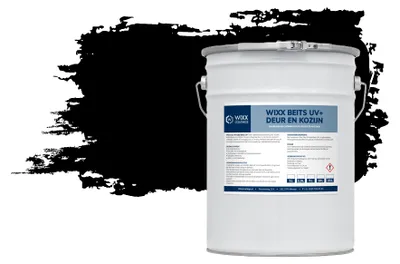Productafbeelding van Wixx Deur en Kozijn Beits UV+ - RAL 9005 | Gitzwart - 1L
