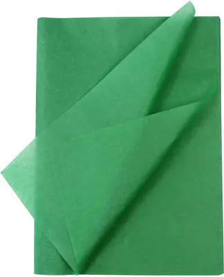 Produktbild von 100 Bögen Geschenkpapier für Verpackungen und Dekorationen (Grün)