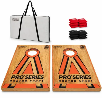 Produktbild von Dr Sport Cornhole Pro+ Set – 2 Boards 90×60 cm – 100% Holz – 14 kg