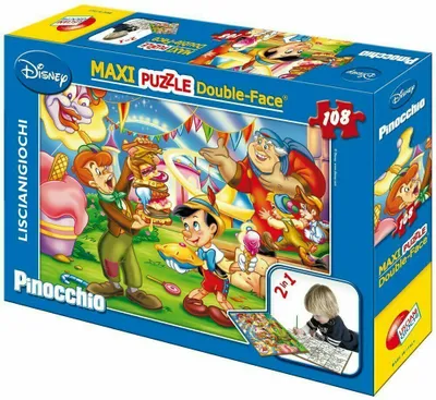 Zdjęcie produktu dla Supermaxi 108 Puzzle Pinokio