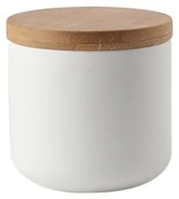 Produktbild von Keramik Vorratsdose mit Bambusdeckel, 260 ml, für Kaffee und Tee