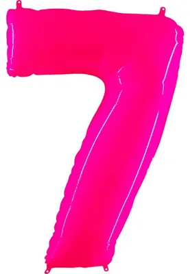 Produktbild von Balon 102Cm Fluorescencyjny Grabo Cyfra 7