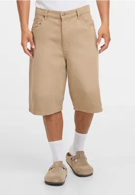 Produktbild von Urban Classics Denim-Shorts für Männer Indall dunkelbeige 34