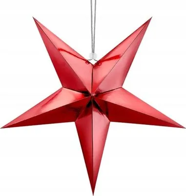 Immagine prodotto di Stella di carta, 45 cm, rossa, 1 pz.