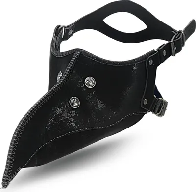 Produktbild von PestDoktor Maske Horror Vogelschnabel Steampunk Maske Pest Arzt Maske Gothic Lange Nase Maske Karneval Halloween Kostüm Cosplay Requisiten