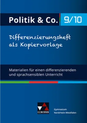 Obrázek produktu pro Politik & Co. NRW Differenzierungsheft 9/10