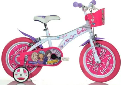 Produktbild von DINO Bikes - Kinderfahrrad 16" Barbie mit Korb