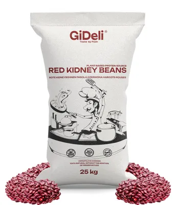 Produktbild von Kidneybohnen Rote Bohnen 25kg Getrocknet Vegan Protein Ballaststoffreich GiDeli