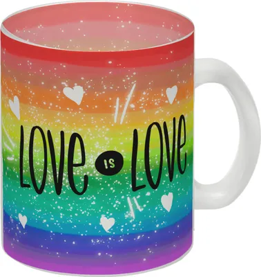 Produktbild von Love is Love Glas Tasse