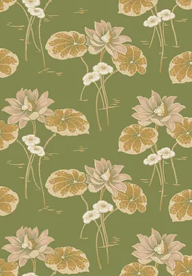 Immagine prodotto di Carta da parati Borastapeter fiori verde oliva - 660007 - 53 cm x 10,05 m