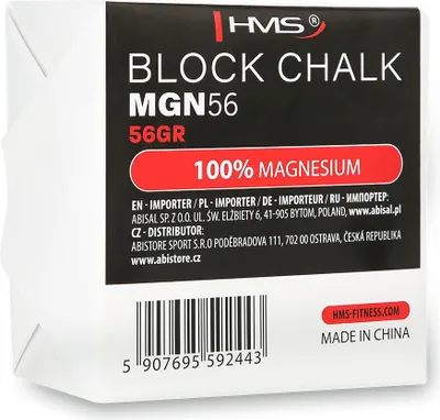 Image de Magnésie en bloc 56 g pour gymnastique, escalade, haltérophilie