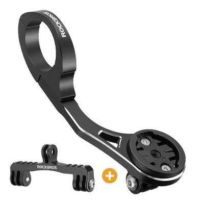 Immagine prodotto di ROCKBROS supporto per computer da bici + prolunga per manubri da 31,8 mm Garmin/Bryton/Go Pro DHL