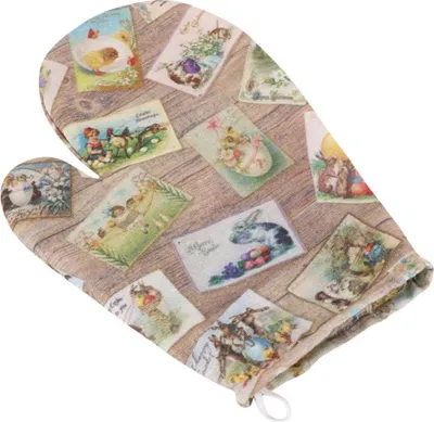 Obrázek produktu pro Kuchyňská chňapka - Velikonoce - 28x18 cm - Žlutá