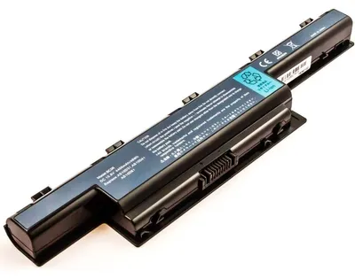 Produktbild von Akku für Packard Bell Easynote LE69 Li-Ion 10,8 Volt 4400 mAh schwarz.