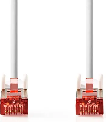 Produktbild von Nedis CAT6-Netzwerkkabel - RJ45 Stecker - RJ45 Stecker - S/FTP - 0.25 m - Innen - Rund - LSZH - Weiss - Box