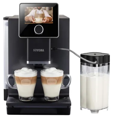 Produktbild von Nivona NICR 960, Espressomaschine, 2,2 l, Kaffeebohnen, Eingebautes Mahlwerk, 1465 W, Schwarz