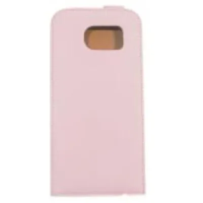 Produktbild von Slim Leder Flip Handyhülle Galaxy S6 Pink Schutzhülle Tasche Case 4250710563685