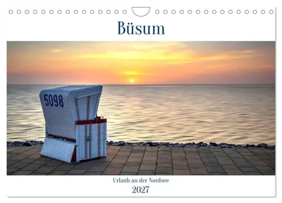 Produktbild von Büsum - Urlaub an der Nordsee (Wandkalender 2027 DIN A4 quer), CALVENDO Monatskalender