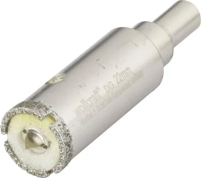 Obrázok produktu pre wolfcraft GmbH 5922000, Samostarný, bezdrôtový skrutkovač, jemná kamenina, glazúrovaná kachlička, Žula, Kachlička, Nerezová oceľ, Valcový koniec, 4,5 cm