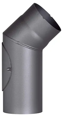 Productafbeelding van FIREFIX RD130/B4T: Ovenbuigstuk van staal (rookkanaal) met een dikte van 2 mm, diameter 130 mm