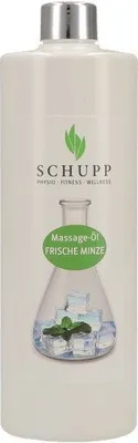 Image de Huile de massage Menthe fraîche - 500 ml + distributeur