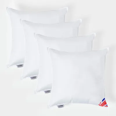Produktbild von HOMESCAPES 4er-Set Füllkissen 60 x 60 cm – Kissenfüllung Super-Mikrofaser