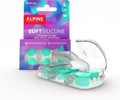 Productafbeelding van Alpine Oordoppen Soft Silicone (3 paar)