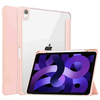 Obrázek produktu pro imoshion Trifold Hardcase skládací pouzdro iPad Air 11 palců (2025) M3 / (2024) M2 / Air 5 (2022) / Air 4 (2020) - růžové