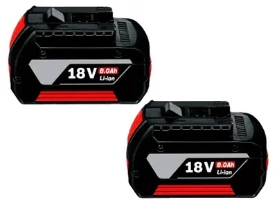 Obrázok produktu pre Náhradné batérie, 18V, kapacita 8000 mAh (8,0 Ah), 2 kusy