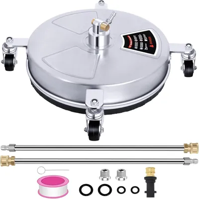 Image de Nettoyeur haute pression, nettoyeur de surfaces, 38 cm, avec 4 roues et une pression maximale de 4000 PSI