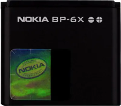 Produktbild von Nokia Battery BP-6X, 700 mAh, Lithium Polymer (LiPo), Nokia 8800 Sirocco Edition