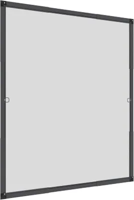 Obrázek produktu pro Teleskopická síť proti hmyzu v antracitové barvě, pro vlastní montáž, 130 x 150 cm