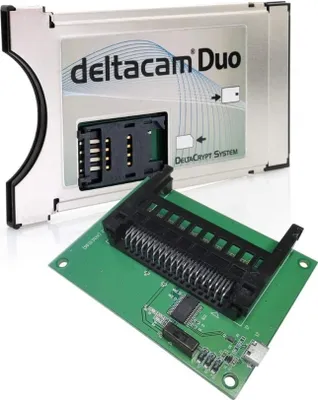 Produktbild von Deltacam Duo Twin CI Modul mit DeltaCrypt-Verschlüsselung 3.0 incl. Programmer