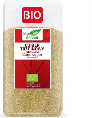 CUKIER TRZCINOWY DEMERARA BIO 500 g - BIO PLANET
