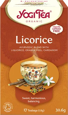 Immagine prodotto di Yogi Tea® Tè biologico ayurvedico alla liquirizia (17 pezzi), 43299