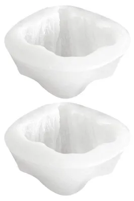 Image de Lot de 2 moules en silicone réutilisables pour mini-croissants, antiadhésifs, de 10 cm