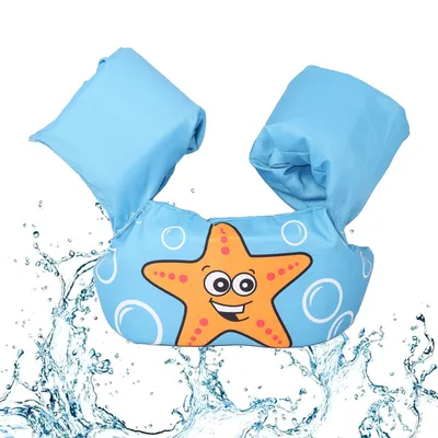 Produktbild von Schwimmflügel Kinder Schwimmweste Schwimmhilfe Schwimmtraining Swim Safe für Jungen Mädchen 2-6 Jahren 14-25kg, Seestern