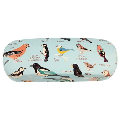 Immagine prodotto di Custodia per occhiali Garden Birds motivo uccello, guscio rigido, circa 15 x 5,5 x 3,5 cm