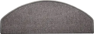 Produktbild von Primaflor Stufenmatte MACAO - Grau - 28x65cm - 15er Set - Selbstklebender Treppen-Teppich, Rutschfeste Treppenstufenmatte, Antirutsch Treppenschoner & Treppenschutz